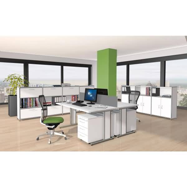 Sidebaord Artline BxTxH 236x38x78cm 3 Schubfächer weiß