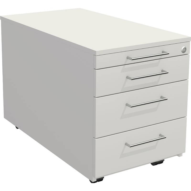 kerkmann Rollcontainer ARTLINE, 3 Schübe, weiß