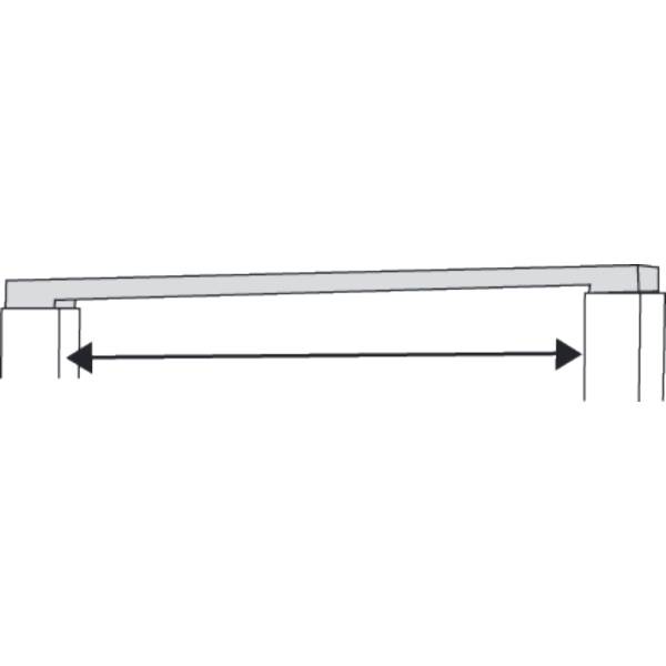 Regal-zu-Regal-Verbinder für Bibliotheks-Regal Univers lichtgrau je angefang. Meter