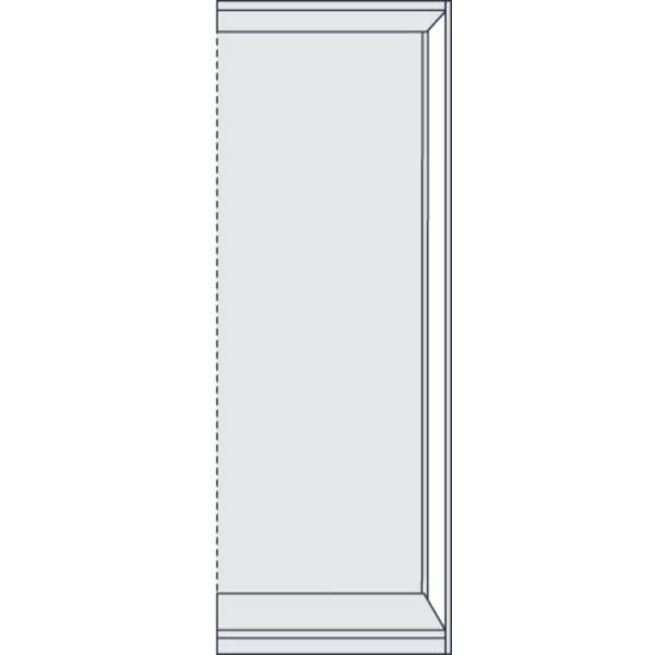 Büroregal Progress 500 Anbauregal BxTxH 96x30x225cm leer mit Rückwand lichtgrau