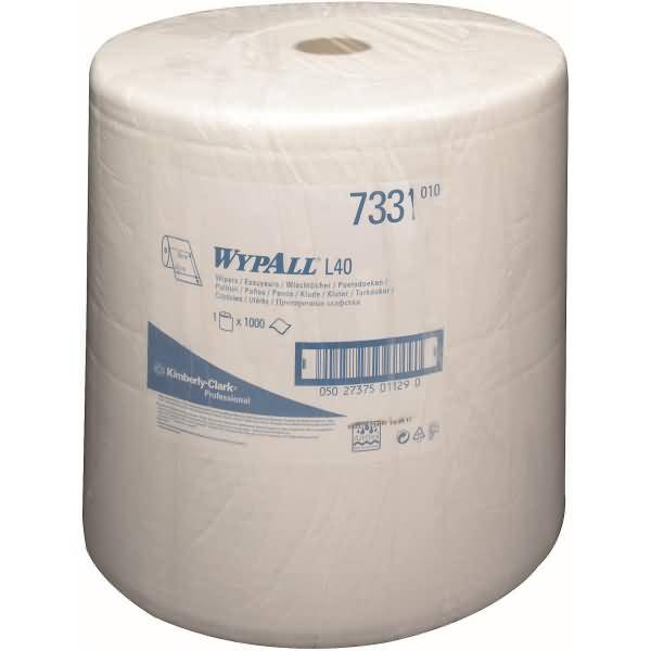 Wischtücher Wypall L30 Ultra 3-lagig 38x37cm Großrolle weiß