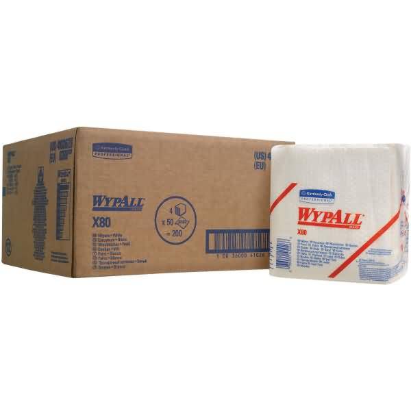 Wischtücher Wypall X80 1-lagig 31x32cm gefaltet weiß