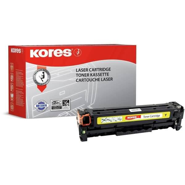 Tonerkartusche kompatibel mit HP CC532A ca. 2800 Seiten yellow