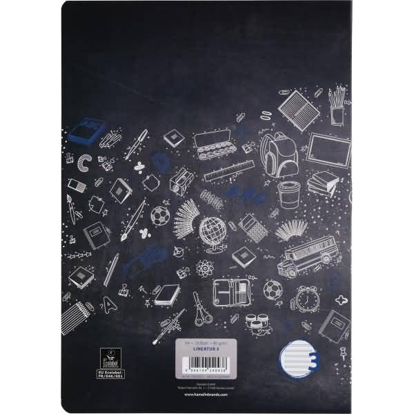 Schulheft A4 16 Blatt 80 g/qm Lineatur 3 (liniert)