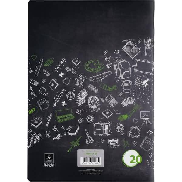 Schulheft A4 16 Blatt 80 g/qm Lineatur 20 (blanko)