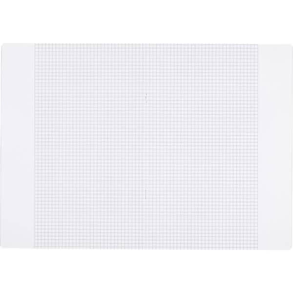 Schulheft A4 16 Blatt 80 g/qm Lineatur 26 (kariert mit Rand rechts)