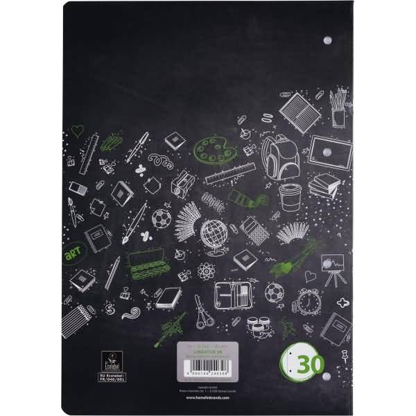 Schulheft A4 16 Blatt 80 g/qm 4-fach gelocht Lineatur 30 blanko