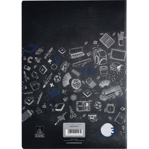 Schulheft A4 32 Blatt 80 g/qm Lineatur 3 (liniert)