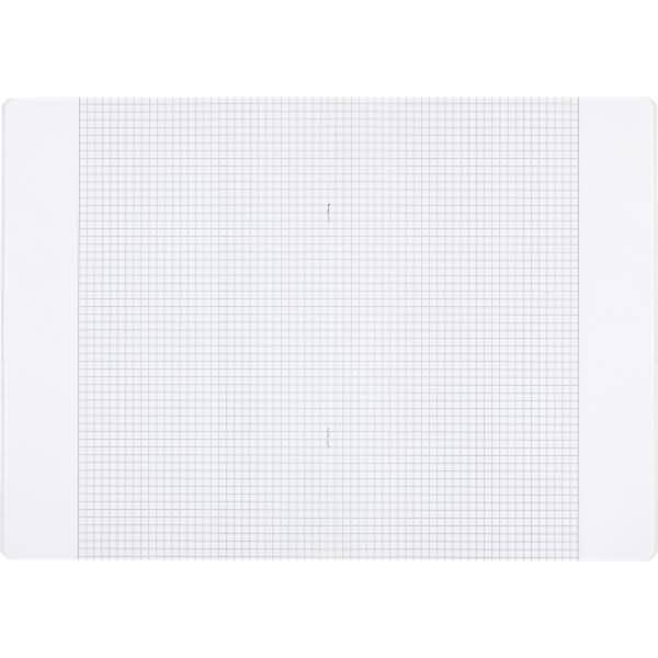 Schulheft A4 32 Blatt 80 g/qm Lineatur 26 (kariert mit Rand rechts)