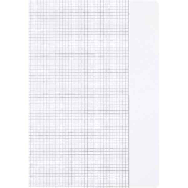 Schulheft A4 32 Blatt 80 g/qm Lineatur 26 (kariert mit Rand rechts)