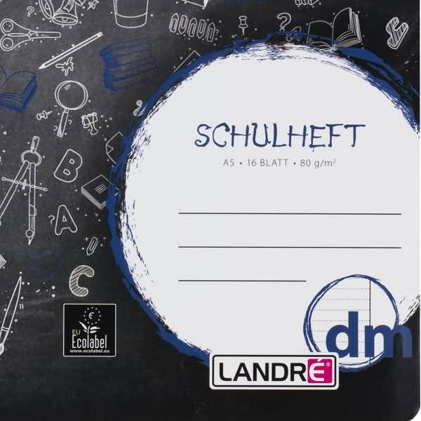 Schulheft A5 16 Blatt 80 g/qm Lineatur 11