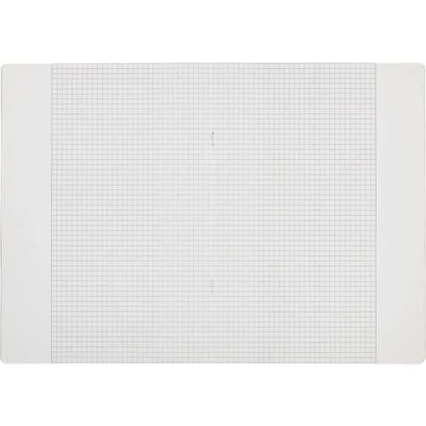 Schulheft Recycling A4 16 Blatt 80 g/qm Lineatur 26 kariert mit Rand