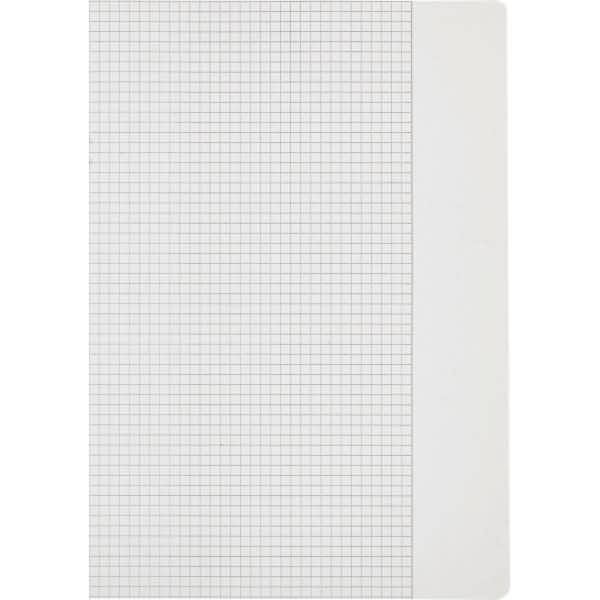 Schulheft Recycling A4 16 Blatt 80 g/qm Lineatur 26 kariert mit Rand