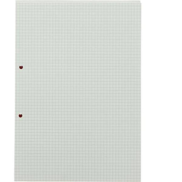 Briefblock Office A4 50 Blatt 70 g/qm 2-fach gelocht kariert