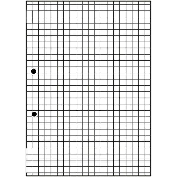 Briefblock Office A4 50 Blatt 70 g/qm 2-fach gelocht kariert
