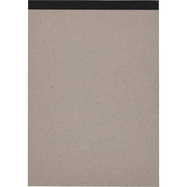 Notizblock Recycling mit Deckblatt A4 50 Blatt 60 g/qm kariert