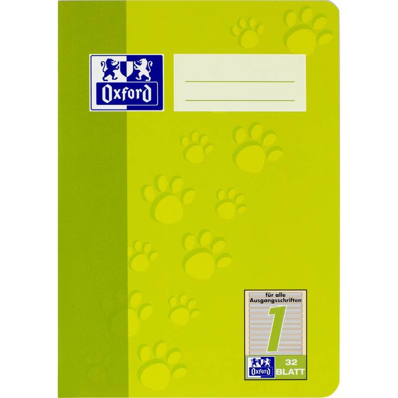 Oxford Schulheft, DIN A5, Lineatur 1 / liniert, 32 Blatt