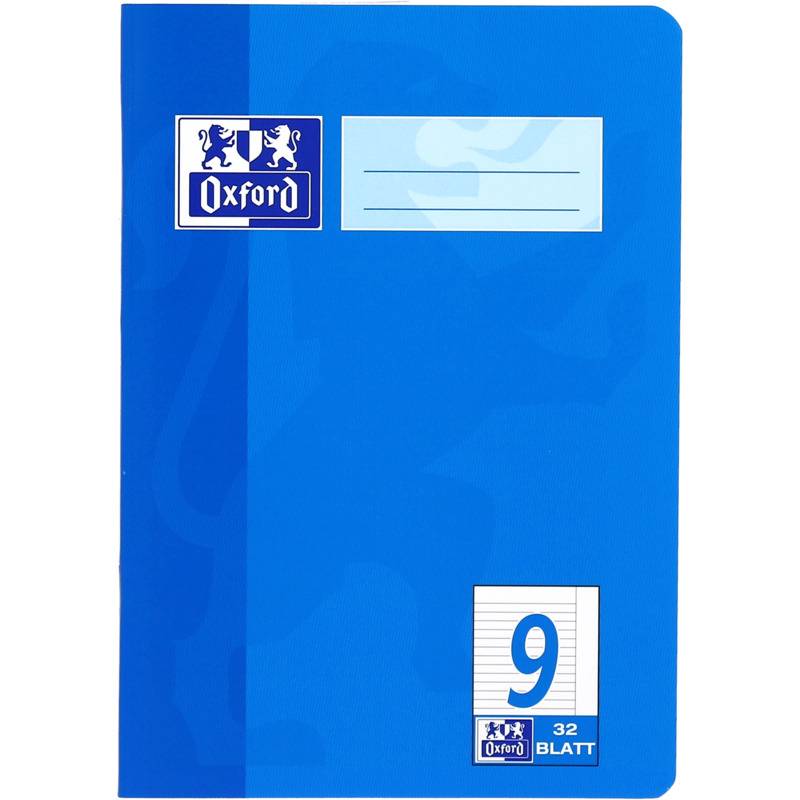 Oxford Schulheft, DIN A5, Lineatur 9 / liniert, 32 Blatt