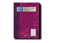 ELBA - Oxford School - Musikheft - A4 - 8 Blatt - extraweißes Papier