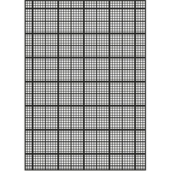 Millimeterblock A4 25 Blatt 80 g/qm Linienfarbe rot