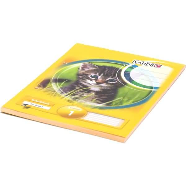 Schulblock A5 50 Blatt 80 g/qm 2-fach gelocht Lineatur 1