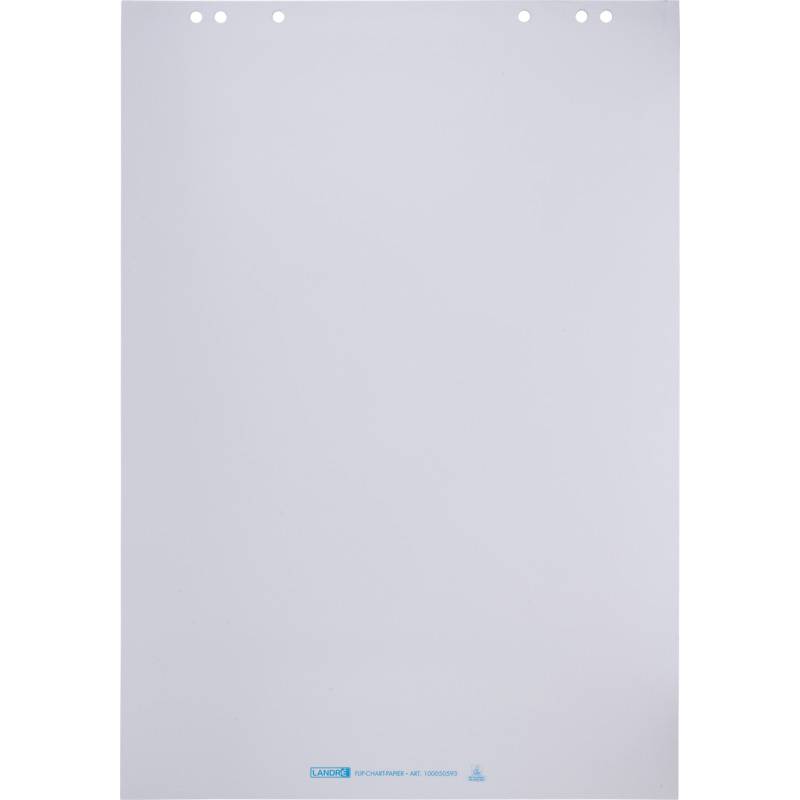 LANDRÉ Flip-Chart-Block, 20 Blatt, blanko, 650 x 980 mm