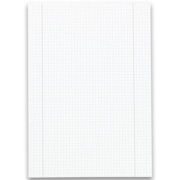 Kanzleipapier Office A3/A4 80 g/qm kariert mit Doppelrand VE=250 Bogen