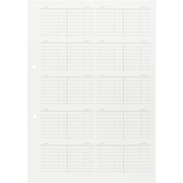 T-Kontenblock A4 25 Blatt 80 g/qm 8 cm gelocht