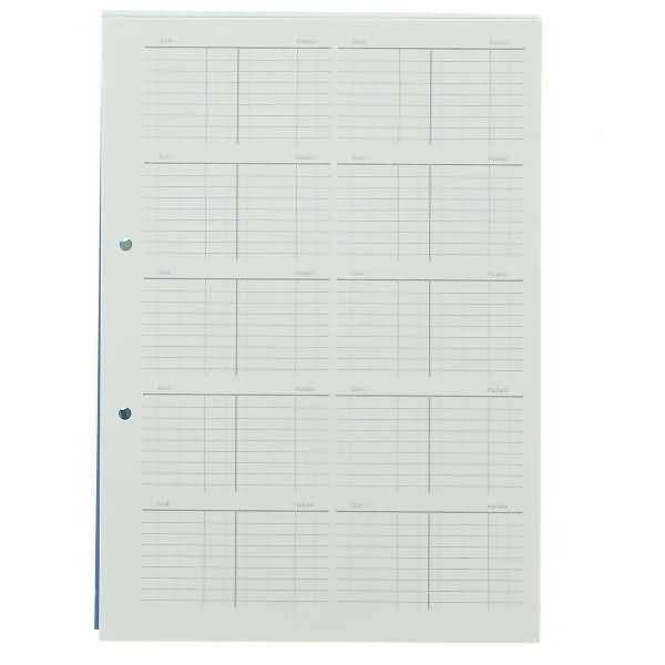 T-Kontenblock A4 25 Blatt 80 g/qm 8 cm gelocht