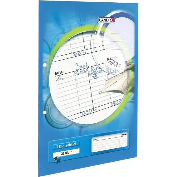 T-Kontenblock A4 25 Blatt 80 g/qm 8 cm gelocht
