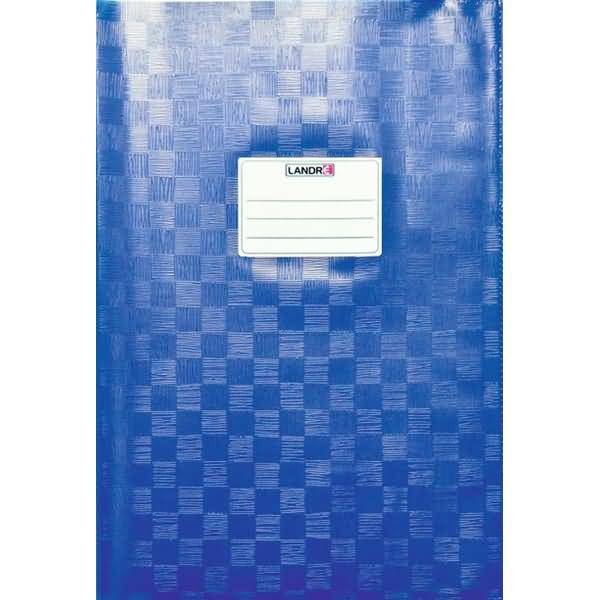 Heftschoner A4 geprägt (Bast) blau