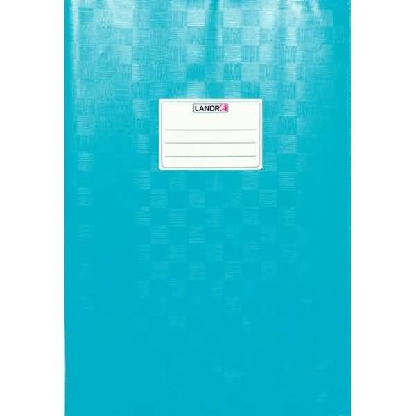 Heftschoner A4 geprägt (Bast) hellblau