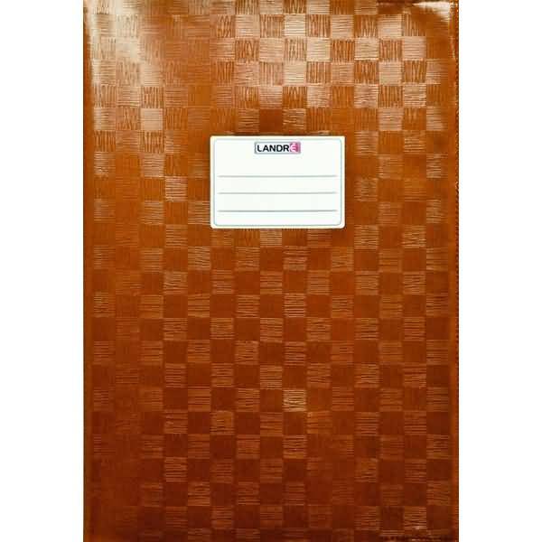 Heftschoner A4 geprägt (Bast) braun