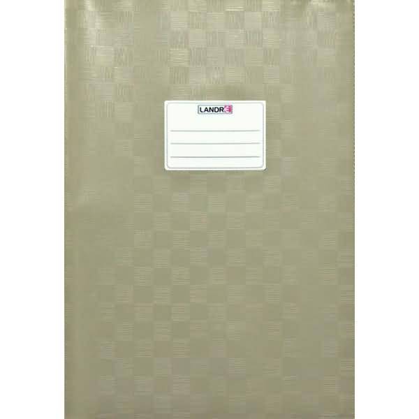 Heftschoner A4 geprägt (Bast) grau