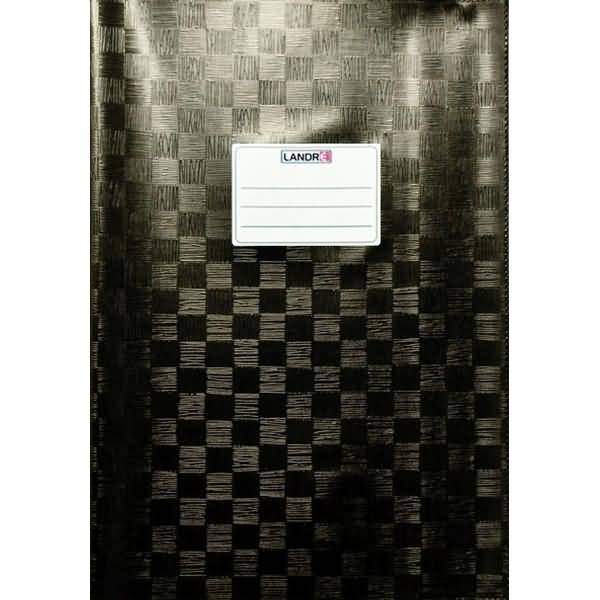 Heftschoner A4 geprägt (Bast) schwarz