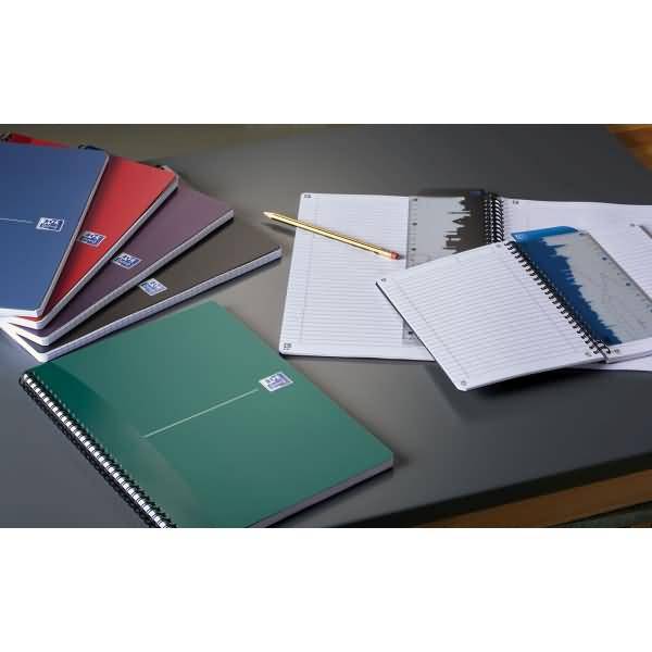 Spiralbuch Office Optik Paper 90 g/qm A4 7mm liniert 90