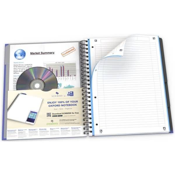 European Book Office extra stabiler Deckel 7mm liniert A4+ 120