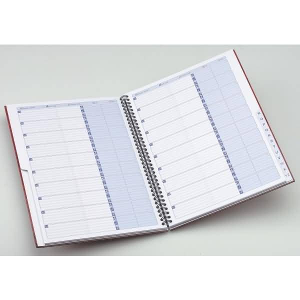 Adressbuch Office A5 80 Blatt farbig sortiert