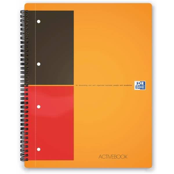 Activebook International Optik Paper 80 g/qm A4+ 6mm liniert 80