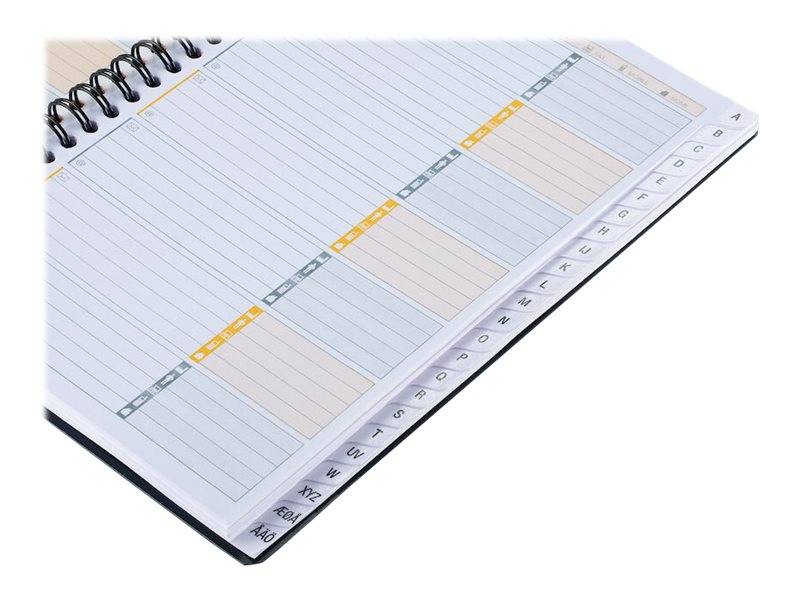 ELBA - Oxford - Adressbuch - drahtkammgebunden - A5 (148 x 210 mm)