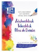 Oxford 100050321 - A4 - 120 g/m² - blanko - 20 Blatt - 120 g/m² Künstlerpapier -