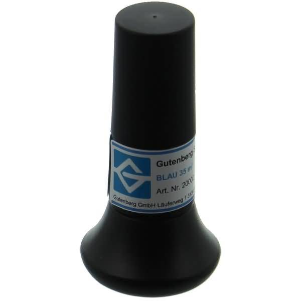 Stempelfarbe ohne Öl 35ml blau