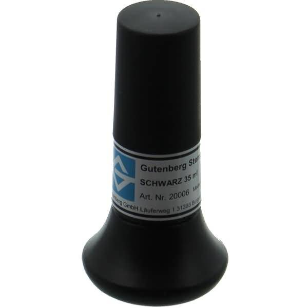 Stempelfarbe ohne Öl 35ml schwarz
