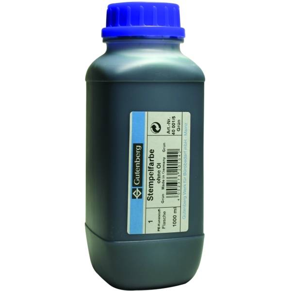 Stempelfarbe ohne Öl 1l grün