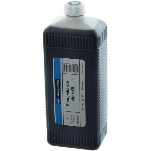 Stempelfarbe ohne Öl 1l schwarz