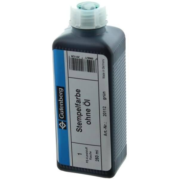 Stempelfarbe ohne Öl 250ml grün