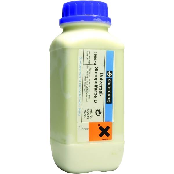 Stempelfarbe Universal D 1l weiß