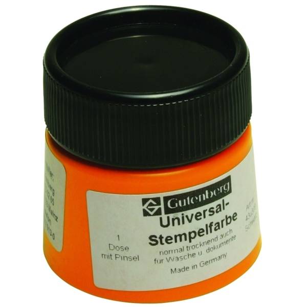 Stempelfarbe Universal 30ml schwarz