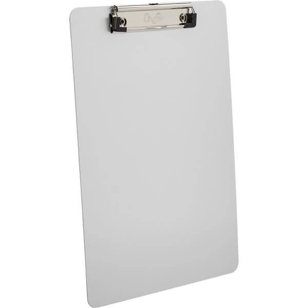 Klemmbrett A4 Aluminium mit flachem Clip