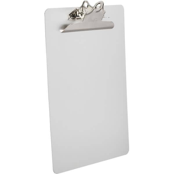 Klemmbrett A4 Aluminium mit Hängeloch